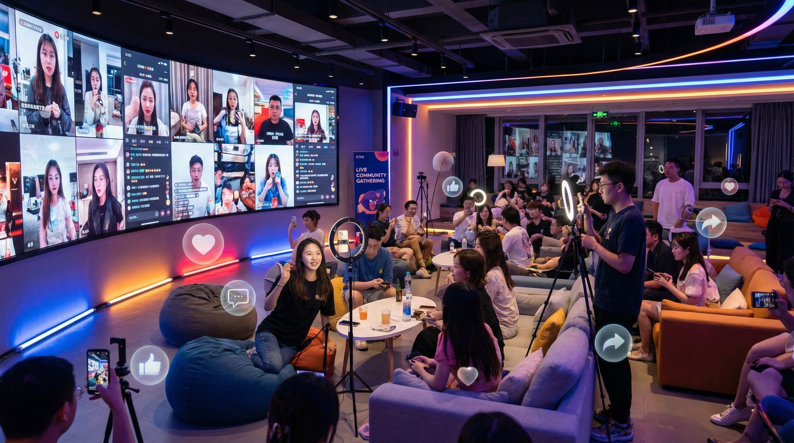 抖阴社区活动现场